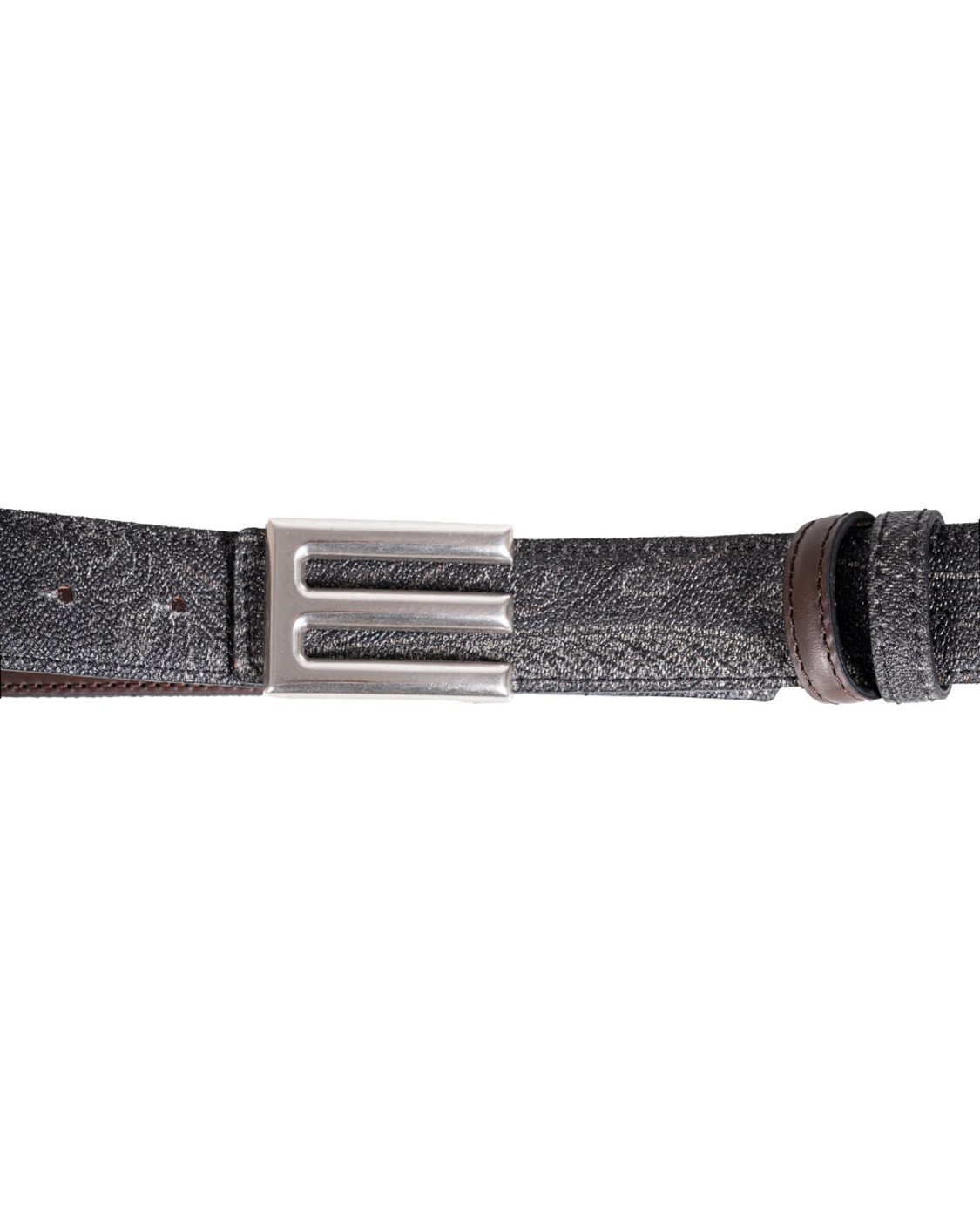 shop ETRO  Cintura: Etro cintura reversibile, da un lato realizzata in pelle e dall'altro è caratterizzata dall'iconica tela Paisley jacquard con fibbia con E.
Larghezza: 3,5 cm.
Esterno: Tessuto di cotone Paisley jacquard spalmato con grana opaca e doppiato in tela.
Interno: 100% pelle di vitello.
Made in Italy.. MP3D0001 AA063-M0019 number 31303